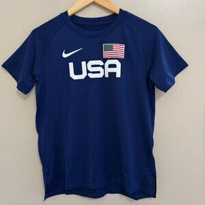Nike 2023 USA International Team Pro Elite T-Shirt AO8764-492 Women’s Sz M NEW